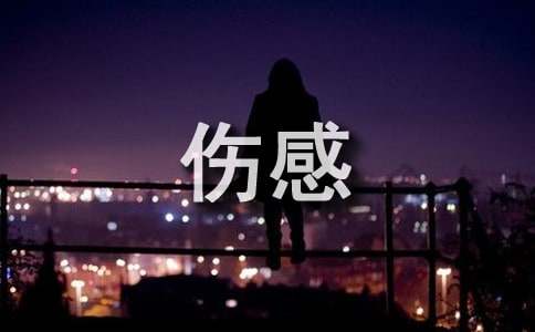 经典形容心情伤感的句子摘录45条